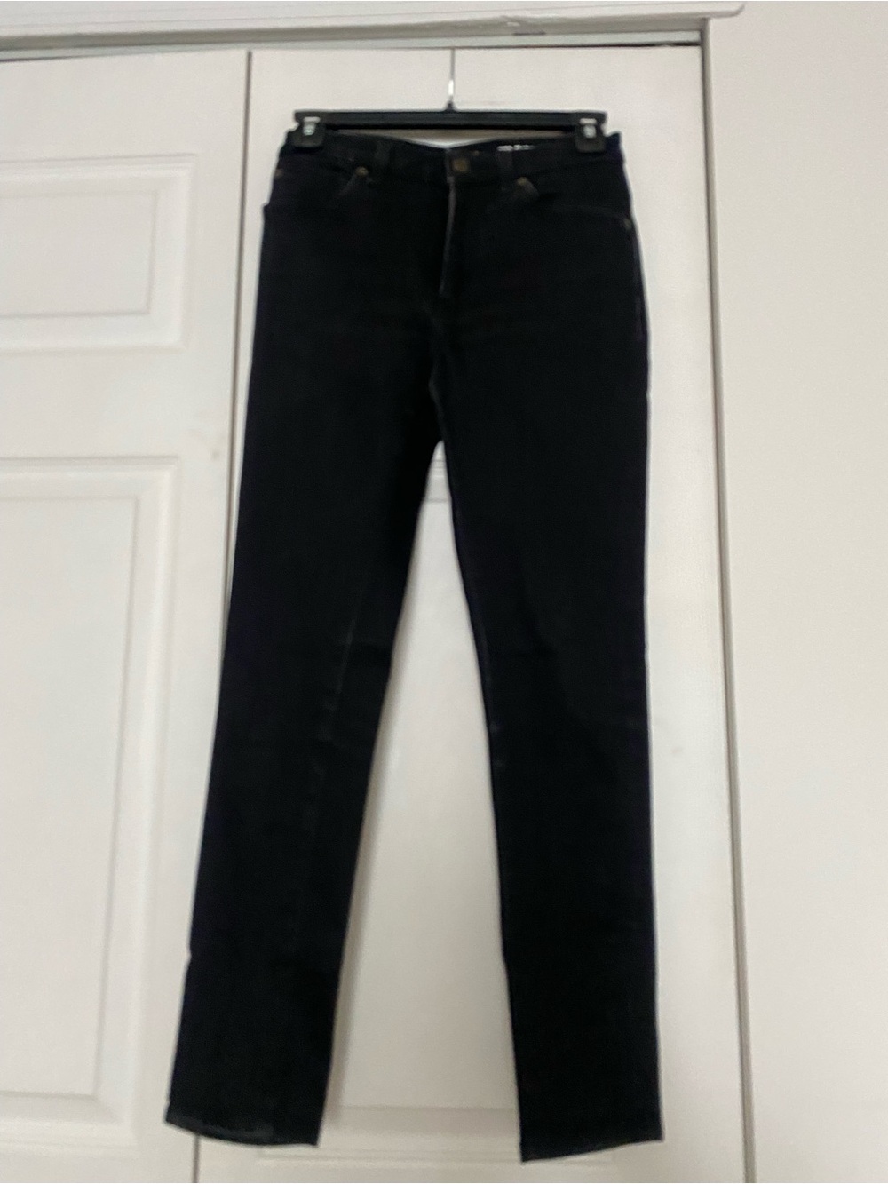 Saint Laurent Black Skinny Jeans - High-Rise Slim Cut